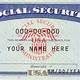 Edit Social Security Card Template