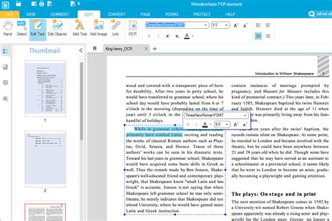 Edit Existing Text of the PDF using PDFelement Pro App