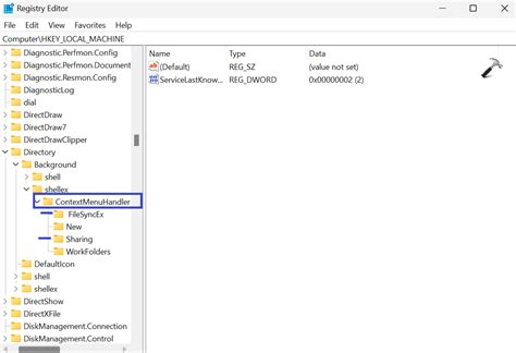 Edit The Registry to Fix Slow Right Click