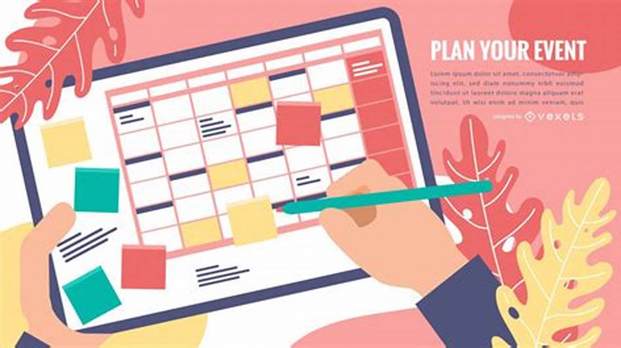 Editable Event Calendar Template