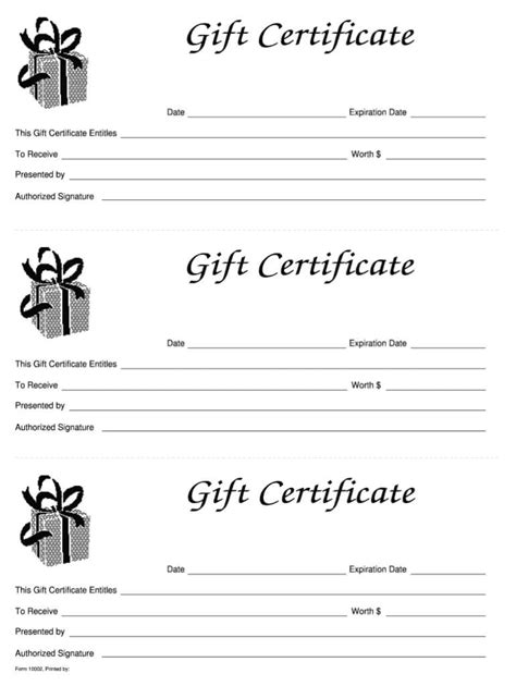 Editable Fitness Gift Certificate Templates in 2022 Awards