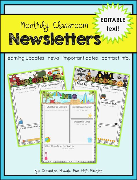 Free Printable Newsletter Templates & Examples Lucidpress