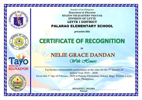 Editable Character Award Certificate Template