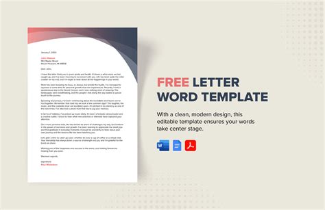 Editable Word Outlines Letter Template For Word Wall