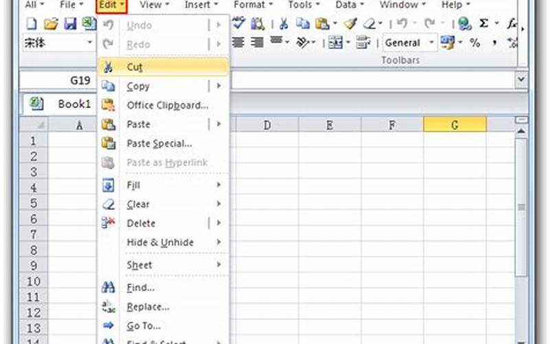 Editing In Excel