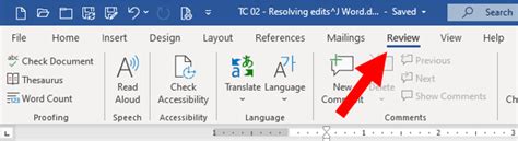 Editing and Resolving Edits