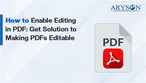 Editing editable PDF