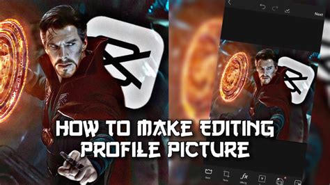 Editing profile picture