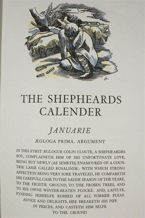 Edmund Spenser The Shepheardes Calender