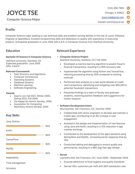 Education Qualification Box In Resume