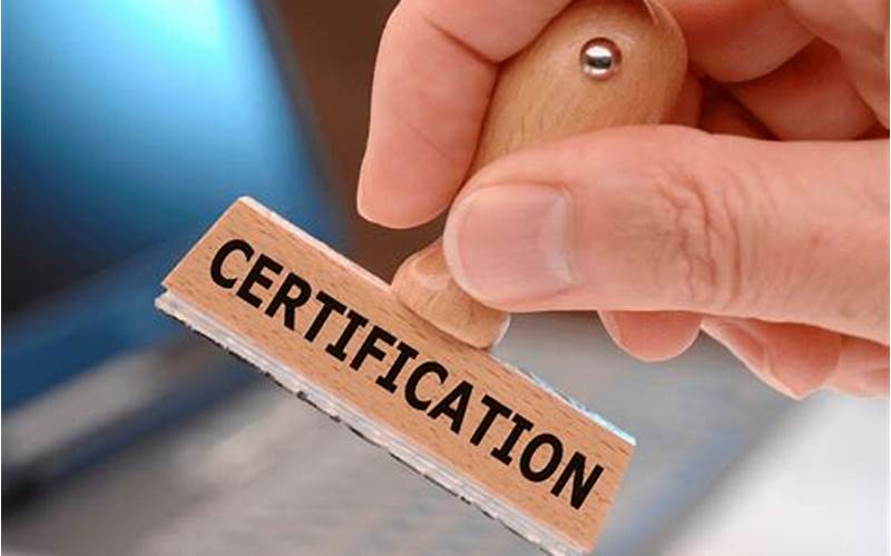 Education And Certifications