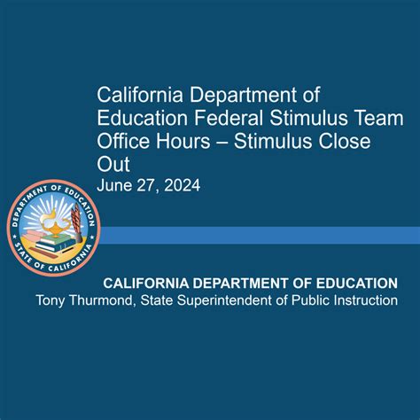 Education Stimulus Program 2022