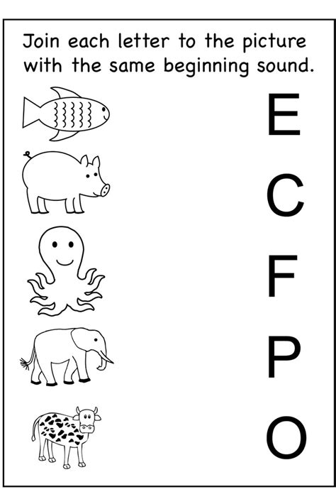 Educational Activities For 5 Year Olds Printable
