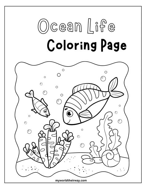 Educational Benefits of Coloring Sea Life