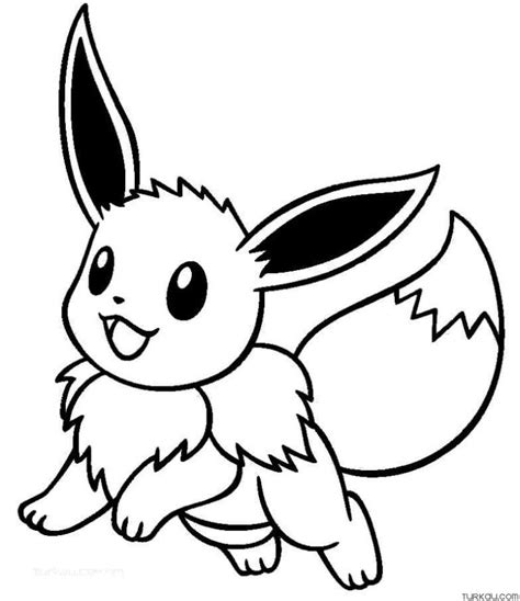 Eevee Pokemon Coloring Page