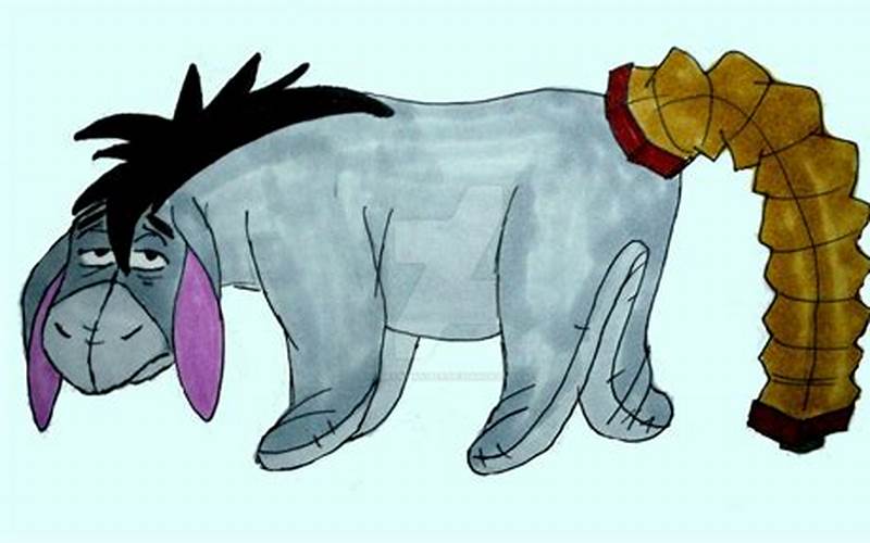 Eeyore'S Tail With Added Details.