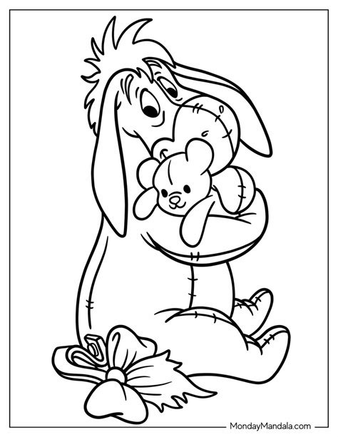 Eeyore Coloring Pages