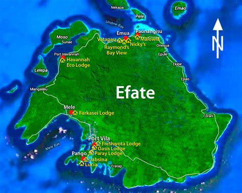 Efate Island Tour Checklist