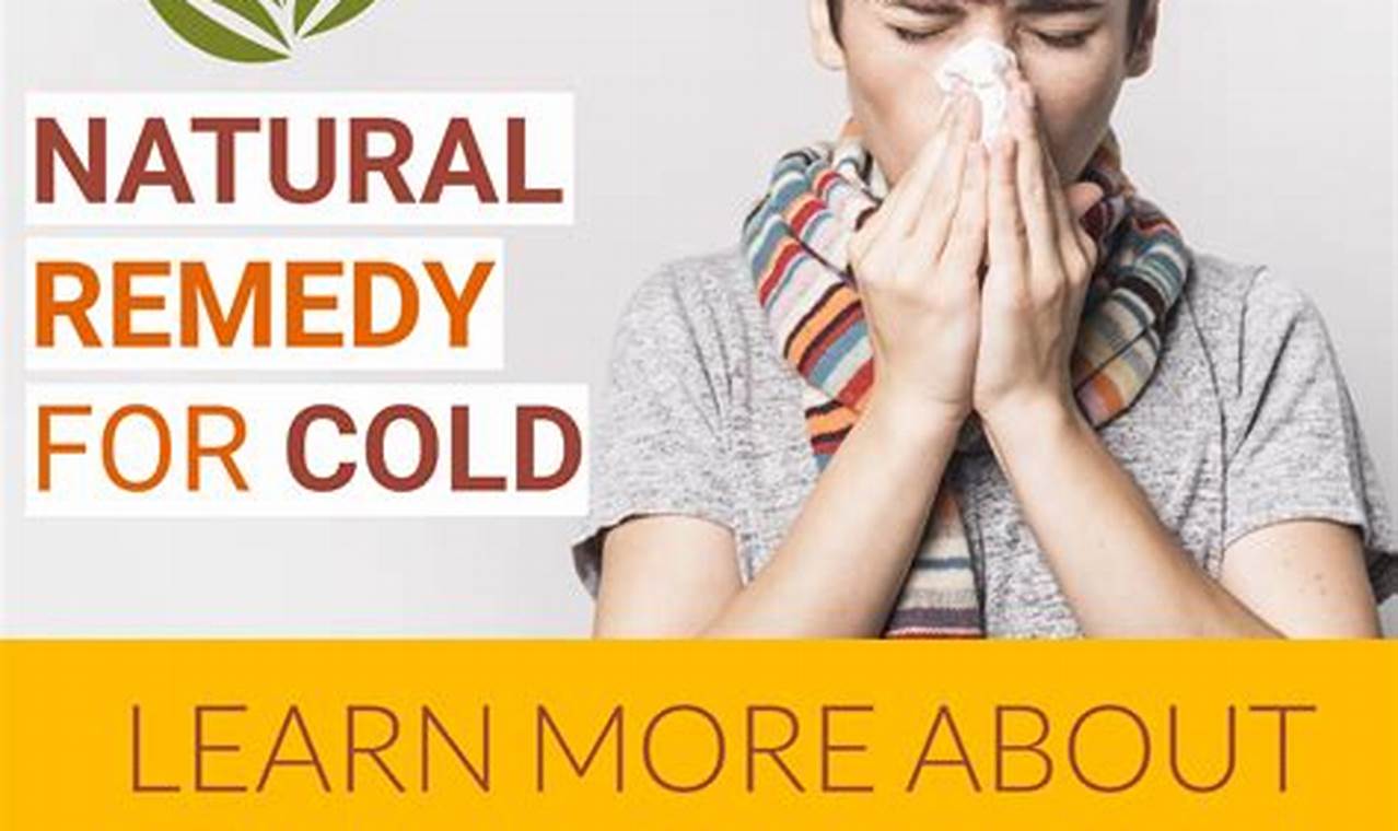 Effective home treatments for the common cold