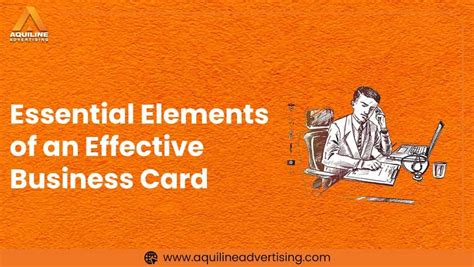 Elements of an Effective Business Card