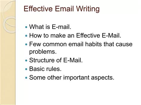 Effective Email