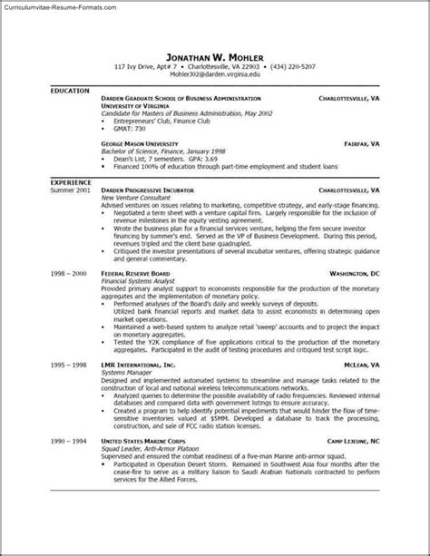 Effective Resume Samples