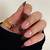Effortless Chic: Brown French Tip Nails Almond for Effortless Style