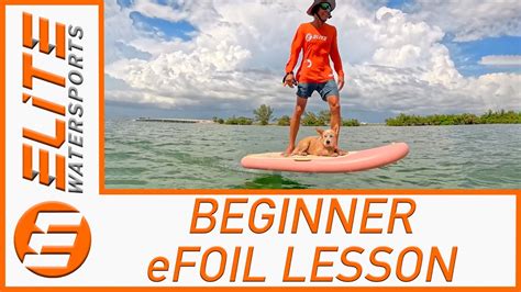 Efoil lesson beginner
