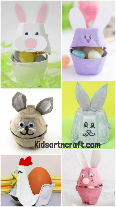 Egg Carton Easter Craft