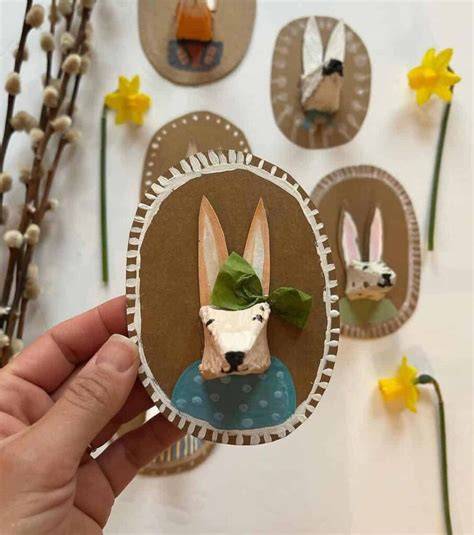 Egg Carton Easter Crafts