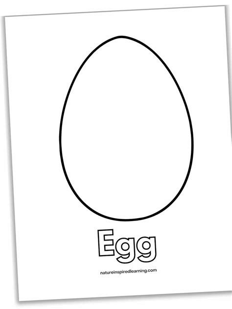 Egg Coloring Page