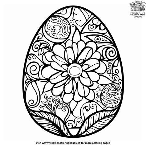 Egg Coloring Pages