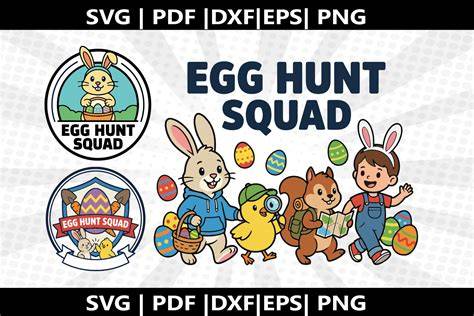 Crack the Code with Egg-citing Egg Hunt SVG Designs - Get Creative this Easter!