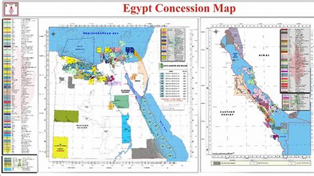 Egypt Concession Map 2024