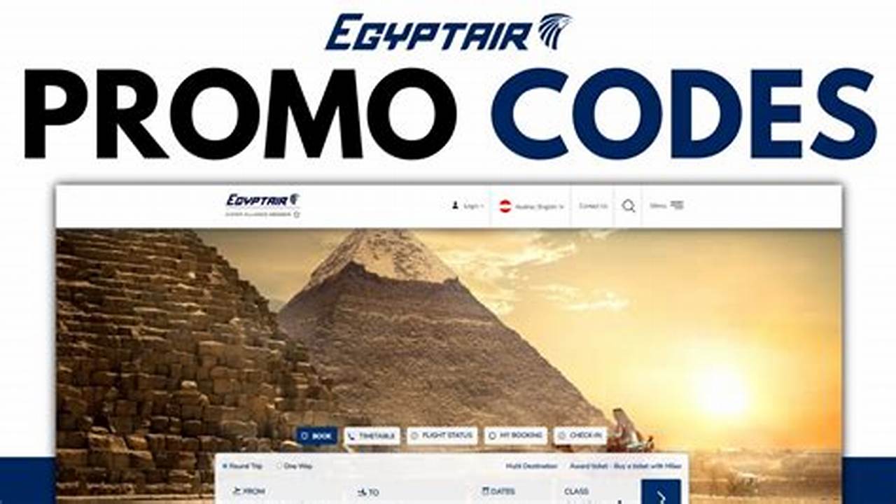 Egyptair Promo Code 2024