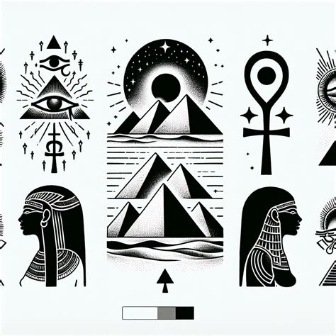 Egyptian Pyramid Tattoo