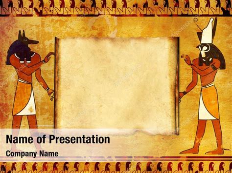 Egyptian Slides Template