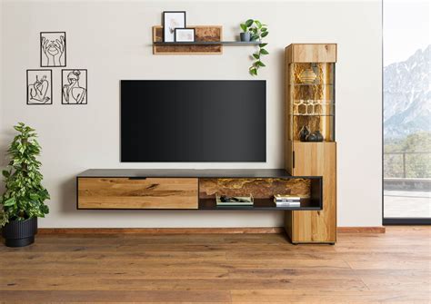 Wohnwand Sonoma Eiche 330 cm Online bei ROLLER kaufen