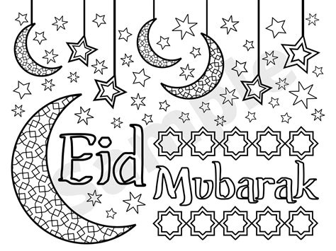 Eid Coloring Pages Printable