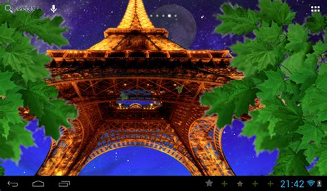 Eiffel Tower App features