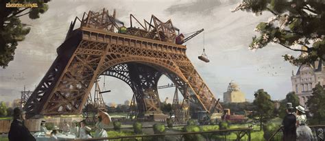 Eiffel Tower Concept Drawing