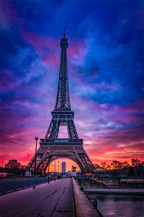 Eiffel Tower at Sunset