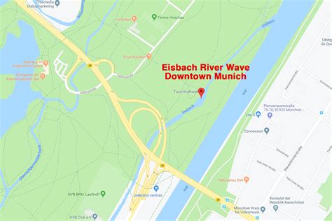 Eisbach River Location
