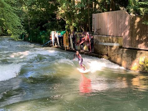 Eisbach surfing experience