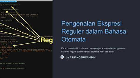 Ekspresi Reguler Lanjutan JavaScript