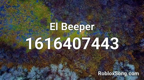 El Beeper - Roblox ID