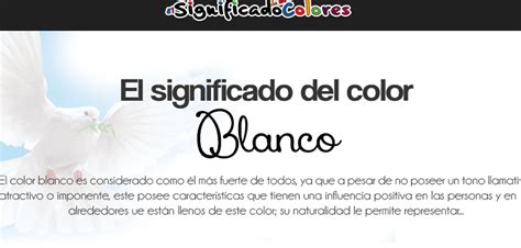 El Significado Simbólico del Color Blanco