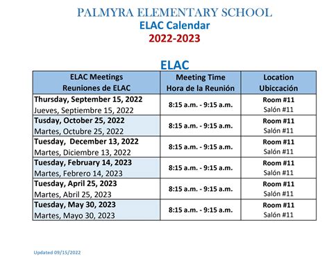Elac Fall 2024 Registration Dates