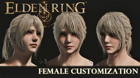 Elden Ring Character Customization Female