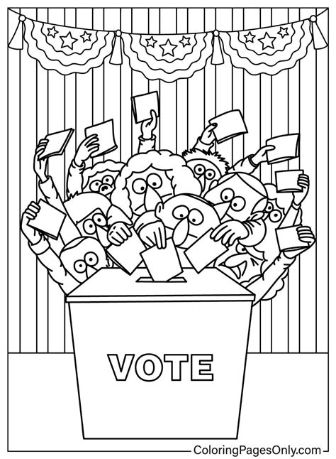 Election Coloring Pages